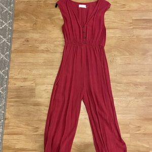 Red jumpsuit